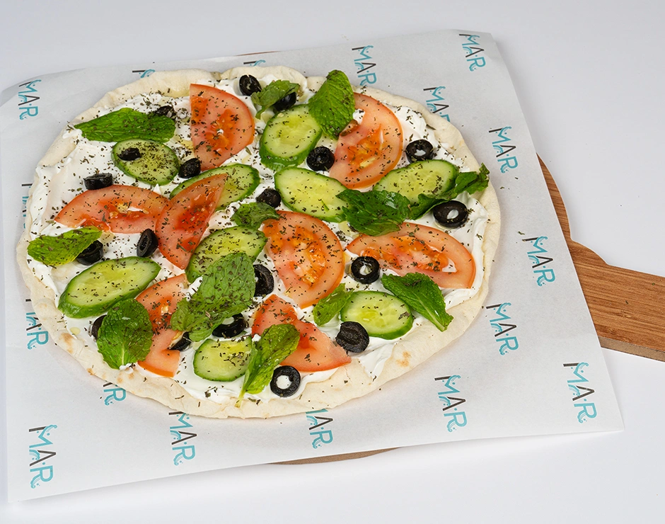 Manakish Labneh Vegetables